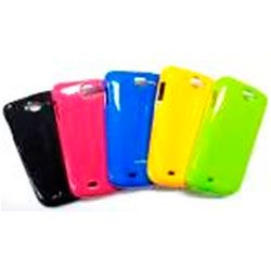 Чехол TPU Case для сотового телефона Samsung Galaxy W (I8150), пластик, ярко-розовый, Anymode   