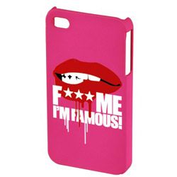 Футляр F*** Me (Lips) для мобильного телефона Apple iPhone 4/4S, розовый 