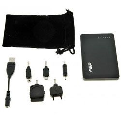 Портативная батарея резервного питания Mobile Power Bank, 2200 мАч, USB/miniUSB/microUSB/Nokia/iPhone 