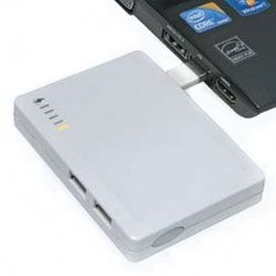 Портативная батарея резервного питания Mobile Power Bank, 4200 мАч, USB/miniUSB/microUSB/Nokia/iPhone 