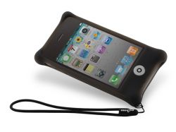 Чехол противоударный для мобильного телефона iPHONE 4, BONE PHONE BUBBLE 4, черный 