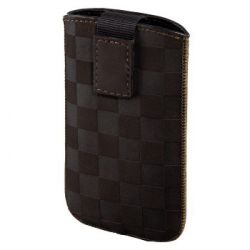  Velvet Pouch Karo   ,  XL, , Hama  