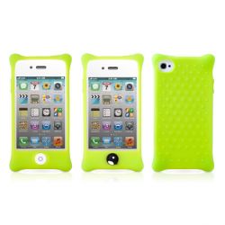 (PH11011-G) Чехол противоударный для мобильного телефона iPHONE 4S, BONE PHONE BUBBLE 4S, зеленый 