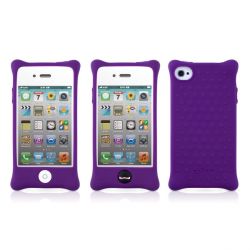 (PH11011-PU) Чехол противоударный для мобильного телефона iPHONE 4S, BONE PHONE BUBBLE 4S, фиолетовый 