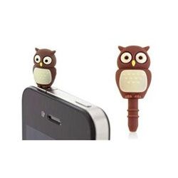    3.5  Bone Owl Ear Cap  iPhone, , Bone  