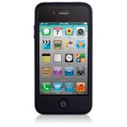Чехол для мобильного телефона Apple iPhone 4S, Bone Phone Leather, черный   