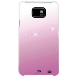 Футляр Sash для мобильного телефона Samsung GT-I9100 Galaxy S II, украшен кристаллами Swarowski, розовый, White Diamonds   