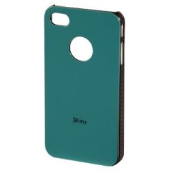 Футляр Shiny для Apple iPhone 4/4S, пластик, зеленый, Hama   