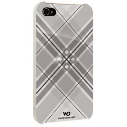 Футляр Grip для мобильного телефона Apple iPhone 4/4S, украшен кристаллами Swarowski, белый, White Diamonds  