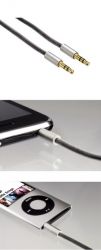  AluLine  iPod Nano/Touch/iPhone/iPad , 3.5 jack (m-m),  , 0.5 , , Hama  