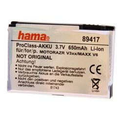 3, 7V/650mAh Li-Ion  Motorola RAZR V3xx/RAZR maxxV6 
