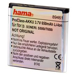 Li-Ion  Sony Ericsson S500i/T650i, 3, 7/650 