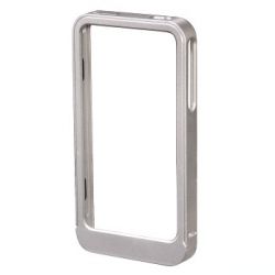 Рамка защитная Alu Edge Protector для Apple iPhone 4/4S, сохраняет доступ ко всем кнопкам, алюминий, серебристый, Hama  