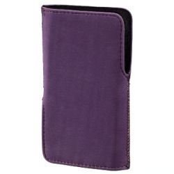 Чехол Twin-Way Case для мобильного телефона, 2 варианта извлечения, велюр, пурпурный, Hama  