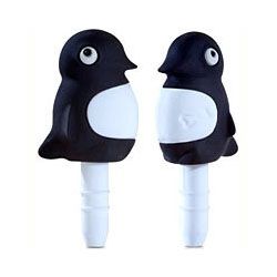 Колпачок для разъёма 3.5 мм Penguin Ear Cap для iPhone, черный, Bone  