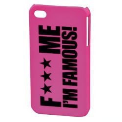 Футляр FMIF для мобильного телефона Apple iPhone 4/4S, розовый, F*** ME I
