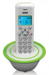 Р/Телефон Dect BBK BKD-815 RU (белый/зеленый) 
