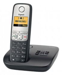 Телефон Dect Gigaset A400 AM RUS (Черный, автоответчик) 