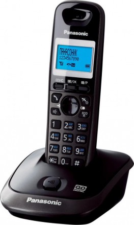 Радиотелефон Panasonic KX-TG2521RUT Black/Graphite 