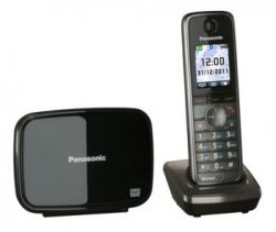 Р/Телефон Dect Panasonic KX-TG8621RUM (серый металлик, автоответчик) 