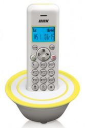 Р/Телефон Dect BBK BKD-815 RU (белый/желтый) 