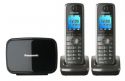 Р/Телефон Dect Panasonic KX-TG8612RUM (серый металлик, 2 трубки) 