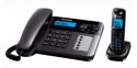 Р/Телефон Dect Panasonic KX-TG6451RUT (серый металлик, трубка + проводной телефон) 