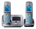 Р/Телефон Dect Panasonic KX-TG6622RUM (серый металлик, 2 трубки с резервным питанием, автоответчик) 