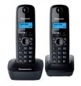 Р/Телефон Dect Panasonic KX-TG1612RUH (серый, 2 трубки) 