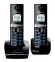 Р/Телефон Dect Panasonic KX-TG8052RUB (черный, 2 трубки с резервным питанием) 