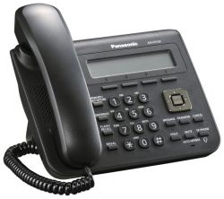 Проводной SIP телефон Panasonic KX-UT123RU-B 