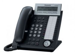 Телефон Panasonic KX-DT343RU-B (цифр. сист. телефон, 3-стр. дисплей) черный 