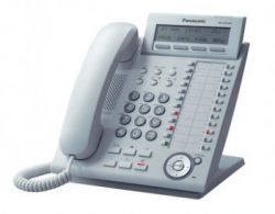 Телефон Panasonic KX-DT343RU (цифр. сист. телефон, 3-стр. дисплей) белый 