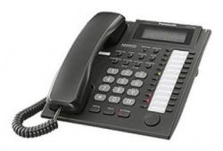 Телефон Panasonic KX-T7735RU-B (аналог. сист. телефон, 24 прогр. кнопок, черный) 